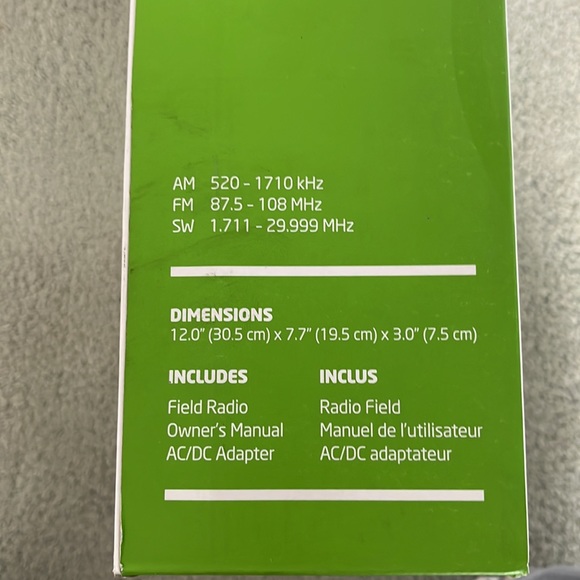 FIELD BT Grundig Edition AM/FM Shortwave Radio with RDS (eton). Brand New! - Picture 4 of 5